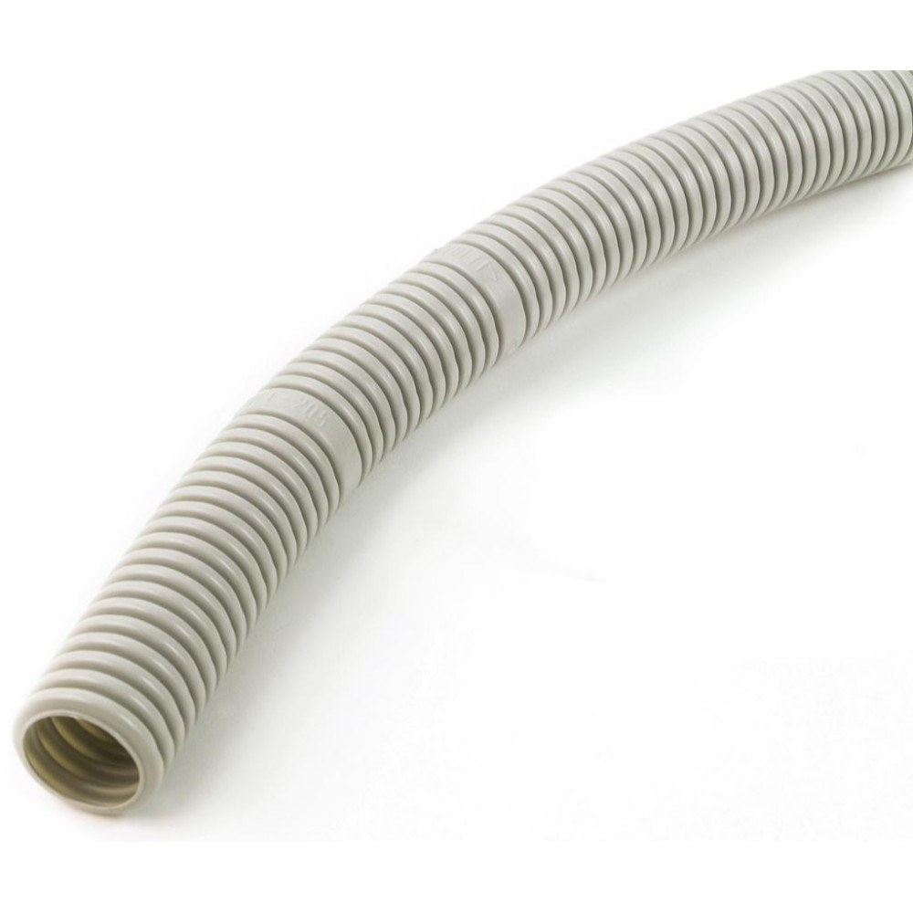 Tub flexibil Dietzel, PVC ignifugat, gri, 16 mm x 10 m Tub flexibil Dietzel, PVC ignifugat, gri, 16 mm x 10 m