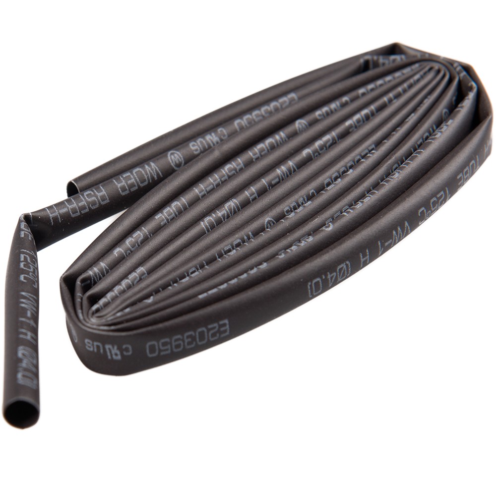Tub termocontractabil subtire, Home DRS 4 - 2/ BK, fara adeziv, negru, 4 - 2 mm, 1 m Tub termocontractabil subtire, Home DRS 4 - 2/ BK, fara adeziv, negru, 4 - 2 mm, 1 m