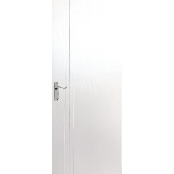 Usa interior celulara Pamate M050, model plina, reversibila, MDF, alb, toc fix, 200 x 70 cm x 3.5 cm