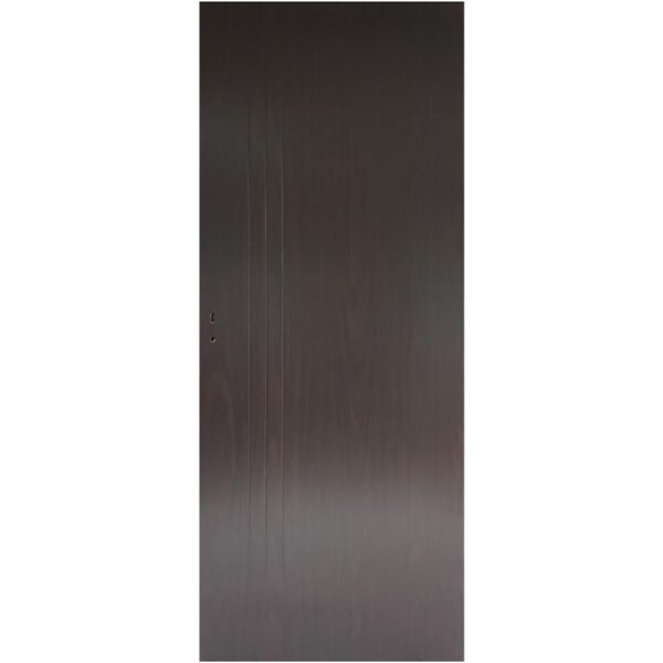 Usa interior celulara Pamate M050, model plina, reversibila, MDF, wenge, toc fix, 200 x 60 cm x 3.5 cm