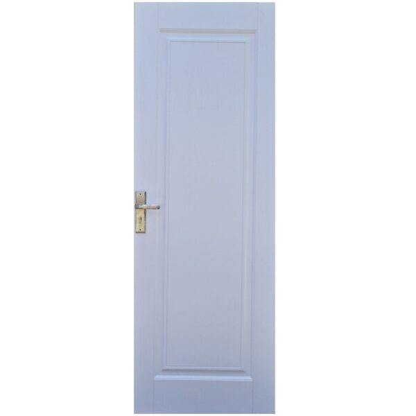 Usa interior plina Pamate M03, reversibila, MDF, alb, toc 10 cm, 200 x 60 x 4 cm