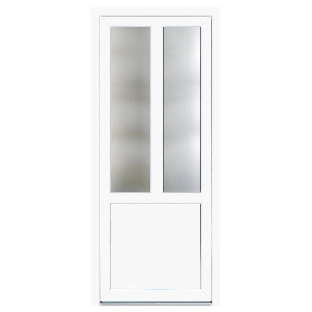 Usa PVC pentru intrare, alb, 88 x 200 cm, 5 camere, stanga Usa PVC pentru intrare, alb, 88 x 200 cm, 5 camere, stanga