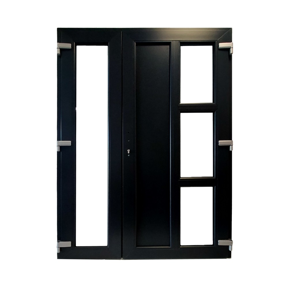 Usa PVC pentru intrare, gri antracit, 120 x 205 cm, dreapta Usa PVC pentru intrare, gri antracit, 120 x 205 cm, dreapta