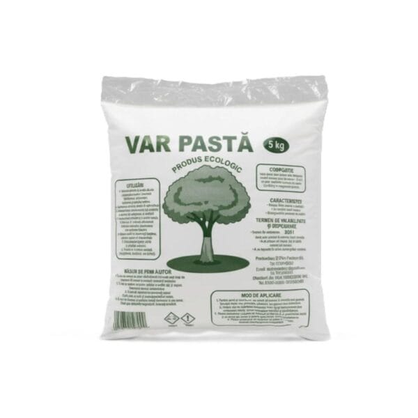 Var pastă alb pentru văruit, 5 kg