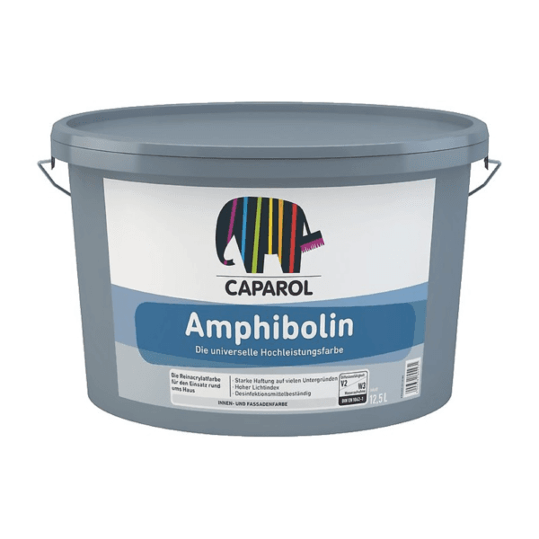 Vopsea acrilică interior/exterior Caparol Amphibolin, alb, 2,5 l