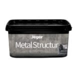 Vopsea decorativă Jeger Metal Structur, efect metalic, 7 kg
