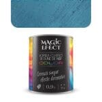 Pachet vopsea efect decorativ Magic Effect Dune Royal Blue 06, pe bază de apă, 1 + 1 gratis, pensulă inclusă