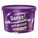 Vopsea lavabilă antimucegai Danke, interior, baie și bucătărie, alb, 4 l