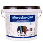 Vopsea lavabilă exterior Caparol Muresko Plus B2, alb, 2,45 l