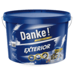 Vopsea lavabilă exterior Danke, alb, 5 l