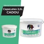 Vopsea lavabilă interior Caparol CapaLatex, alb, 15 l + cadou 2,5 l