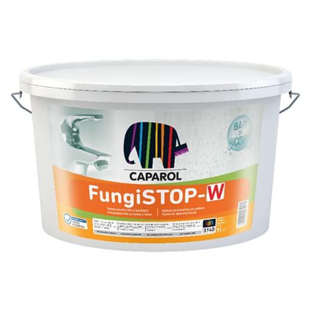 Vopsea lavabilă interior Caparol FungiStop-W, alb, 2,5 l Vopsea lavabilă interior Caparol FungiStop-W, alb, 2,5 l