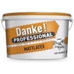 Vopsea lavabilă interior Danke Mattlatex, alb, 2,5 l