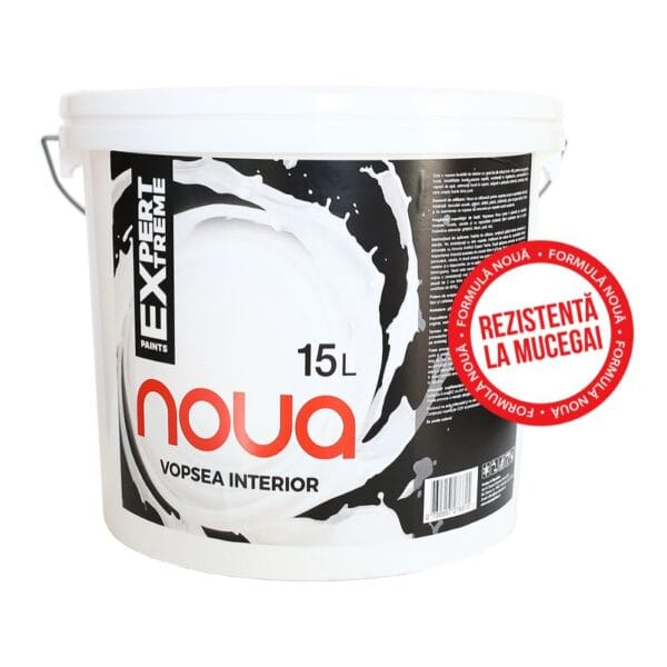 Vopsea lavabilă interior Noua, alb, 15 l