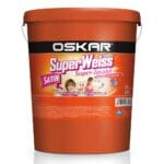 Vopsea superlavabilă de interior Oskar SuperWeiss, rezistentă la mucegai, alb satinat, 25 l