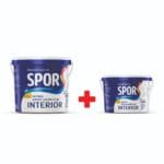 Vopsea superlavabilă interior Spor, alb, 15 l + 2,5 l