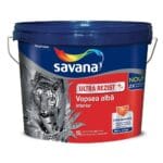Vopsea ultralavabilă interior Savana Ultra Rezist, alb, 15 l